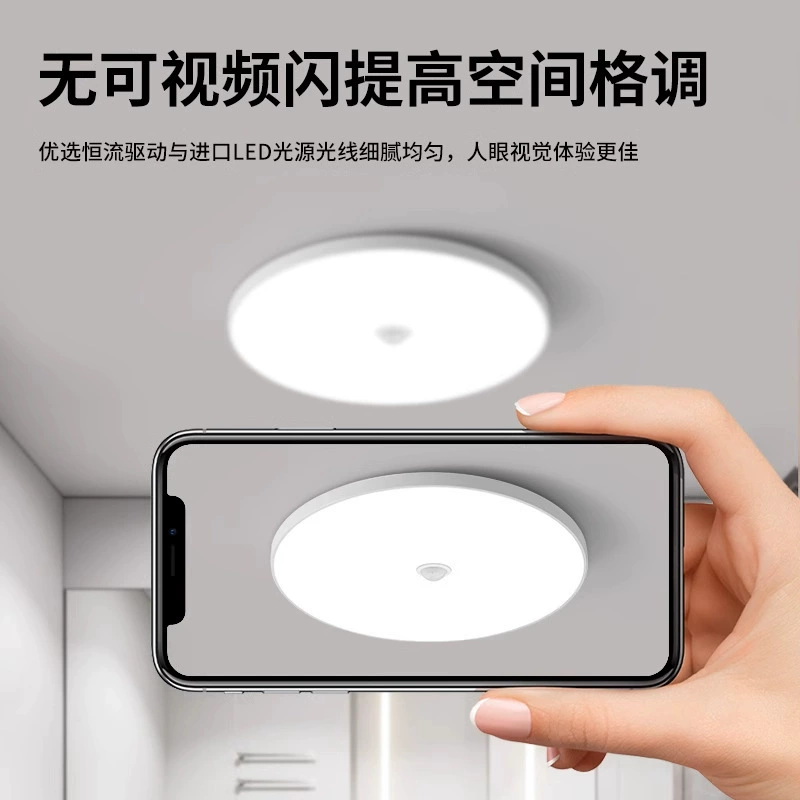 LED-индукционная физиологическая потолочная лампа для лестниц, коридора, датчик движения
