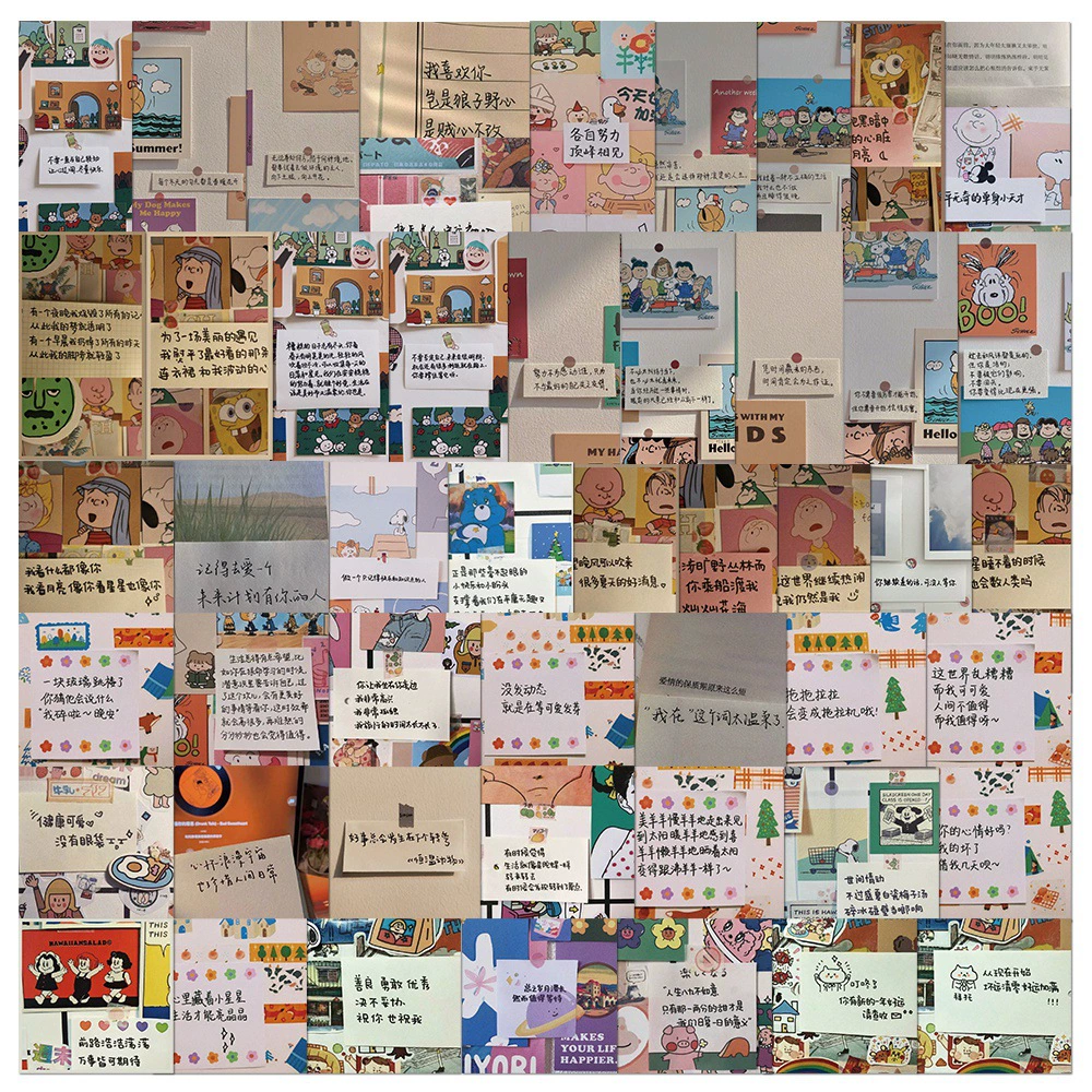 50 шт. Вдохновляющие художественные Стикеры с текстом для ручного счета наклейки багаж чехол для телефона холодильник Мультяшные наклейки с граффити