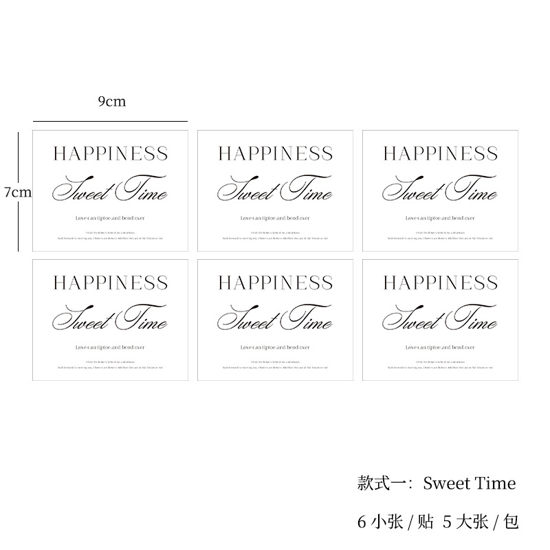 Pegatinas simples de pensamiento de siete colores, pegatinas de embalaje de ramo, papel de embalaje de flores, floristería de bricolaje, floristería de materiales, floristería