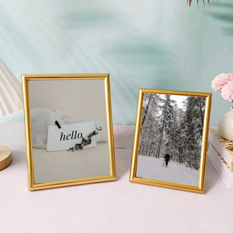 2026 W8428 Overseas Warehouse Dropshipping Temu Cross-Border New Semi-Circular Display Stand Photo Frame Available