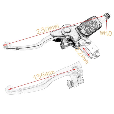 Other drive systems: K16/K18 Off-Road Motorcycle Front