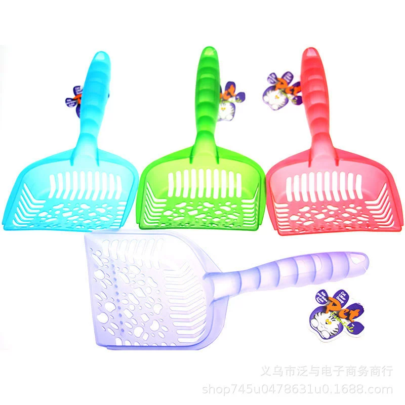 Производитель поставляет кошачью еду лопату кошачью лопату кошачью пластиковую лопату толстую полую кошачью лопату