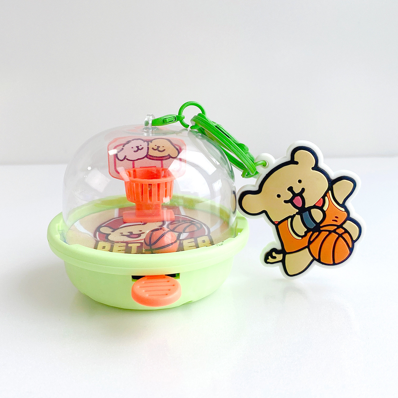 강아지-녹색 촬영 기계