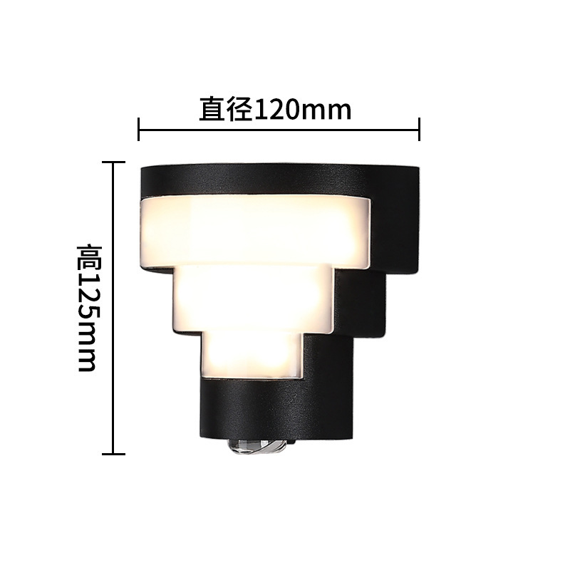 [알루미늄 방수] 스몰 블랙 3*1+4W