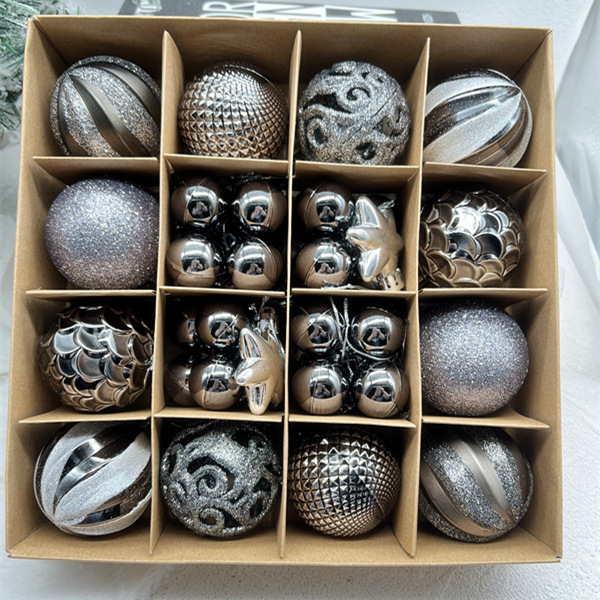 2023 popular BOLA DE Navidad árbol de Navidad decoraciones decorativas bola colorida superficie brillante vacaciones decoración de la boda suministros al por mayor