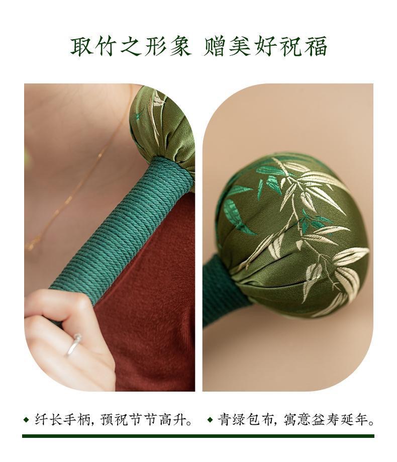 Satin Moxa Stick Hammer 33cm Ai Cao Herbal Massage Mallet Traditional Chinese Wellness Gift quality and texture