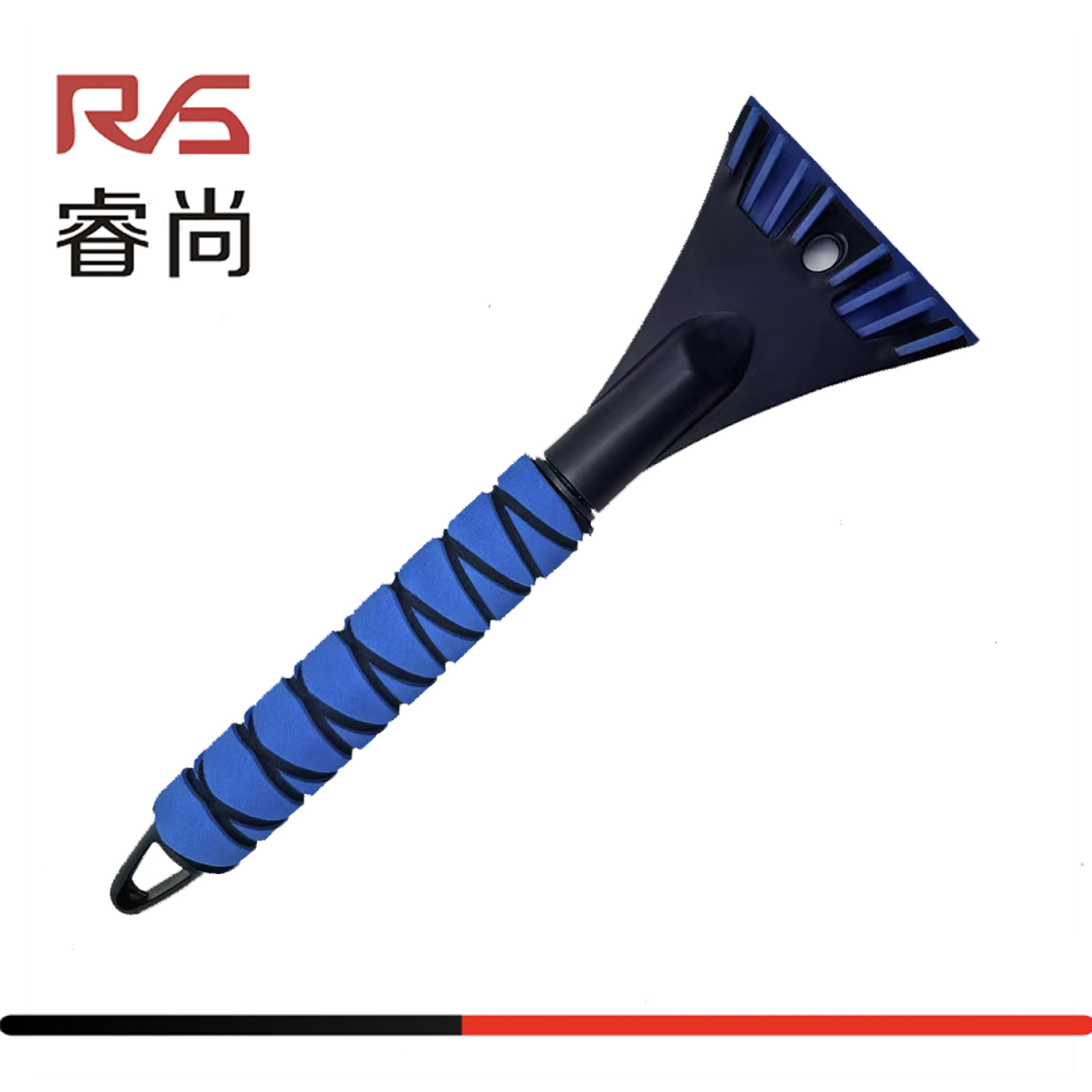 Cabeza de plástico duro de dos colores azul