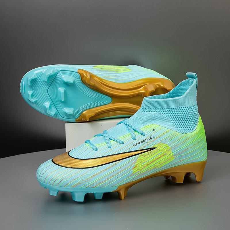 Tacos de Fútbol AG para Niños de Cuero Artificial, Ligero, para Césped Artificial image 4