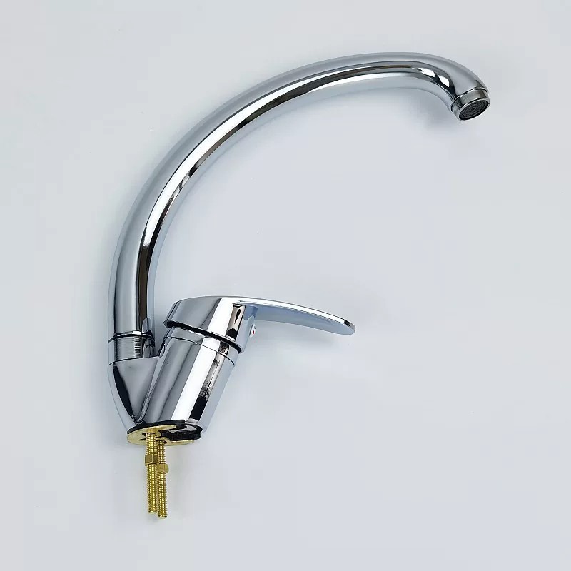 Grifo Mezclador de Cocina de Aleación de Aluminio, Agua Fría y Caliente, Monomando