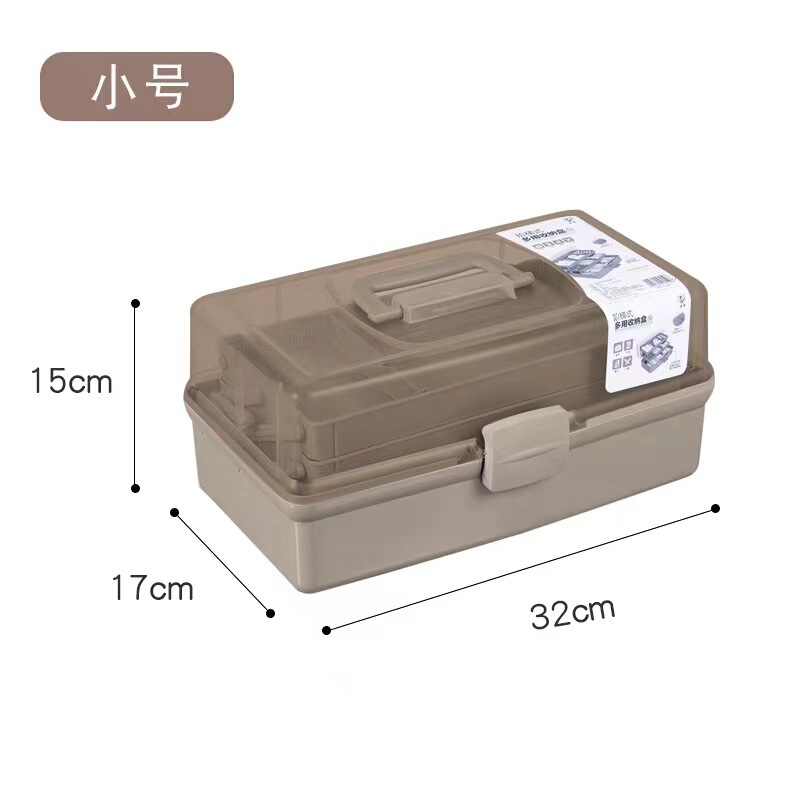 アートボックス 3層ツールボックス 収納ボックス 特殊整理ボックス 多機能家庭用スーツケース Guka収納ボックス|undefined