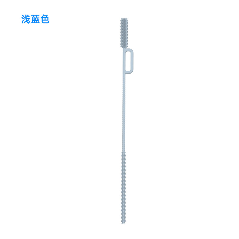 跨境食品级硅胶吸管刷爱心方形挂环家用高温消毒便携易清洗批发|undefined