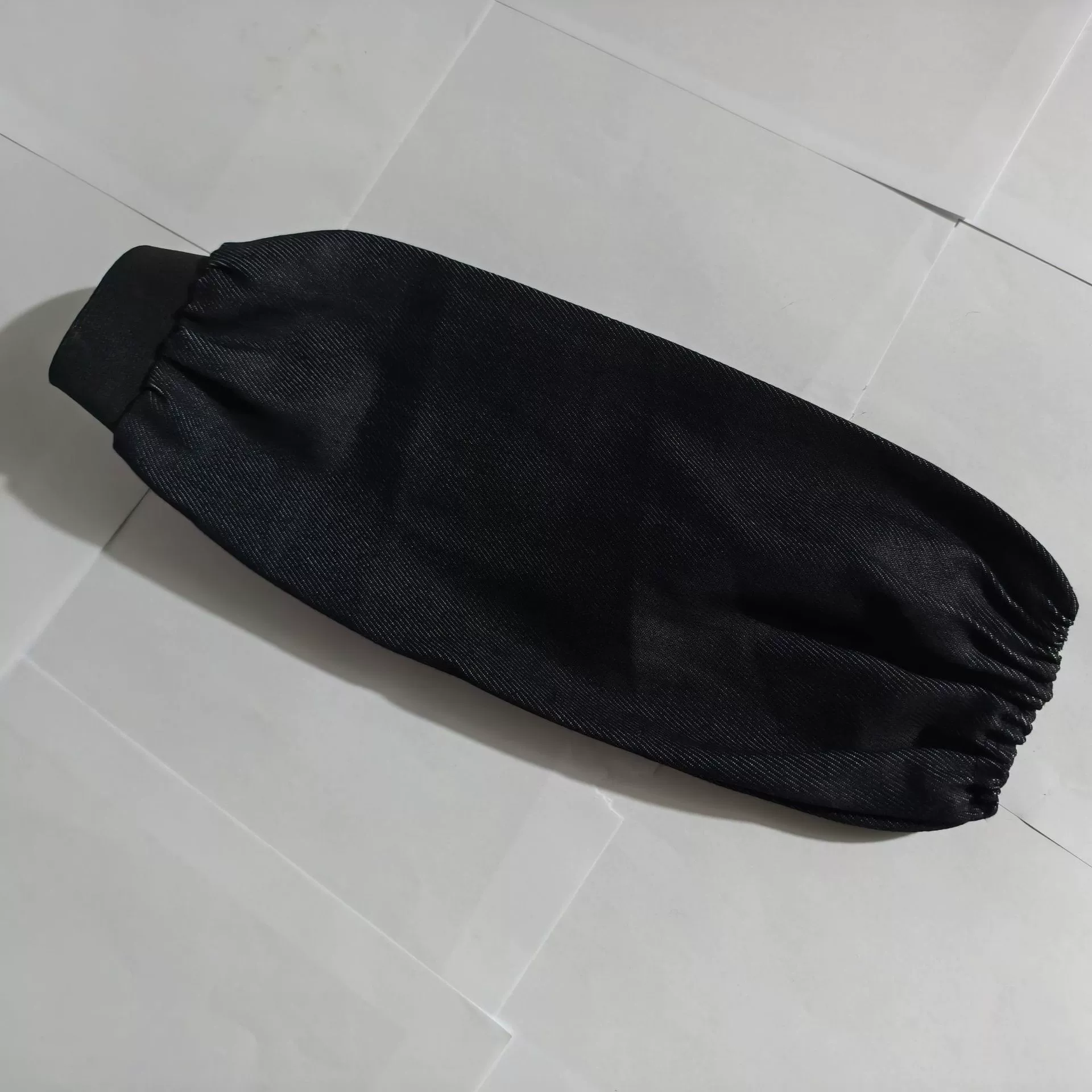 Хлопковый рукав, джинсовый широкий эластичный удлиненный рот, прочный износостойкий, устойчивый к ожогам, сварочный грязеотталкивающий защитный рукав, клетка