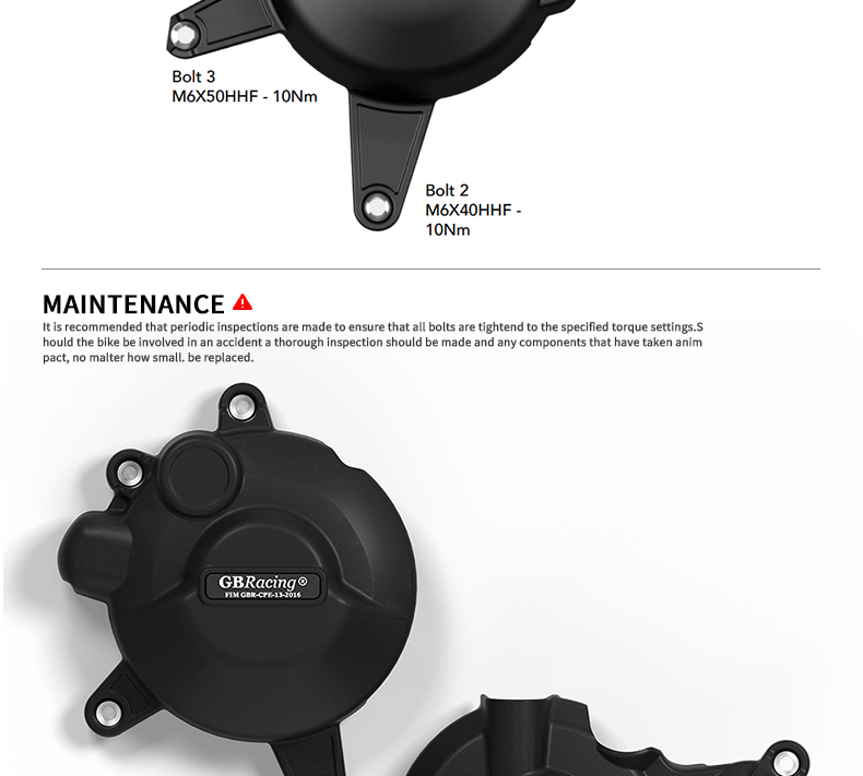 Suitable for Suzuki Gsx-R125/Gsx-S125 18-26 Modified Gbr Engine Anti-Fall Protection Cover Side Cover