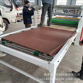 木饰面皮革贴面机 PVC发泡板覆膜机图片 PUR热熔胶平贴机生产厂家