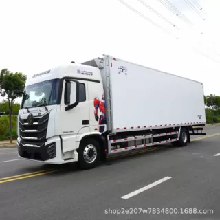 福田欧曼星翼高顶双卧9.6米冷藏车 食品生鲜冷链保鲜车 厂家直供