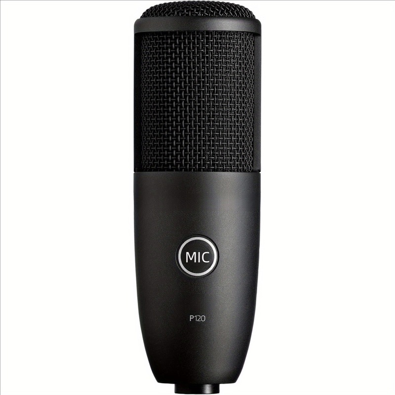48V P120 Large Diaphragm Condenser Microphone for Voice-Over, Live Recording, and Live Streaming Equipment 48V P120 Large Diaphragm Condenser Microphone for Voice-Over, Live Recording, and Live Streaming Equipment