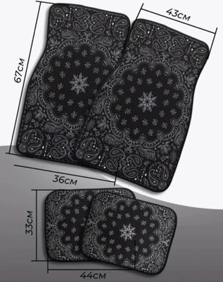Ayaqaltılar (Kovriklər) — Mats Four-Piece Set Wear-Resistant - 3344cm-two-piece-set-1-46-colors-17