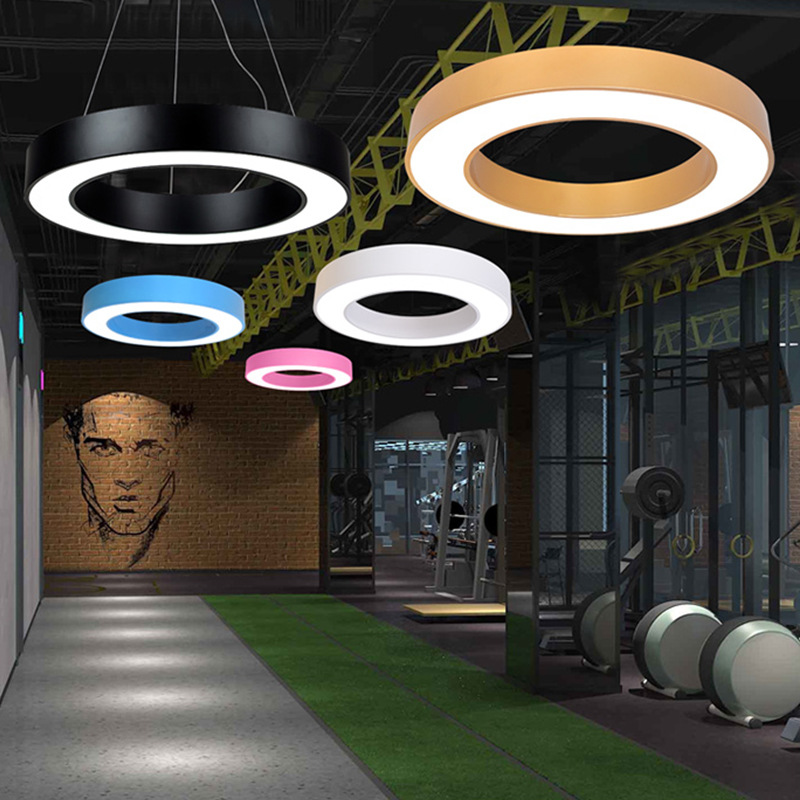 LED creative ceiling lamp for gym for office