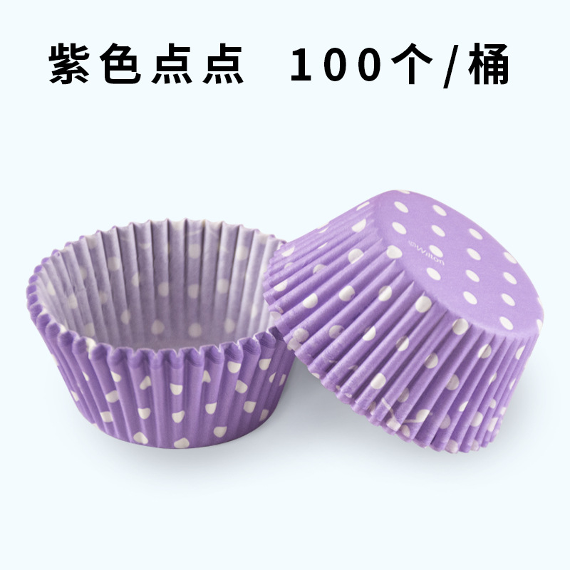 100 piezas de nieve belleza gran bendición titular de taza de papel Pooh hornear a prueba de aceite pastel de papel de arroz glutinoso titular de papel PVC barril paquete