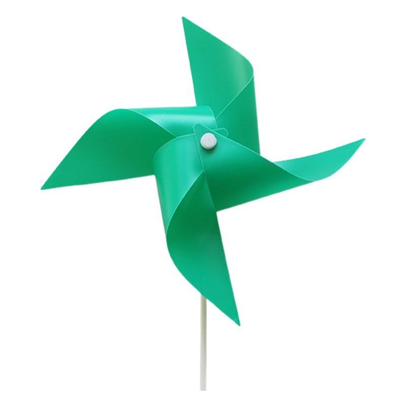 Colorful windmill outdoor decoration plastic toy handmade color rotating layout atmosphere props hand-held small windmill