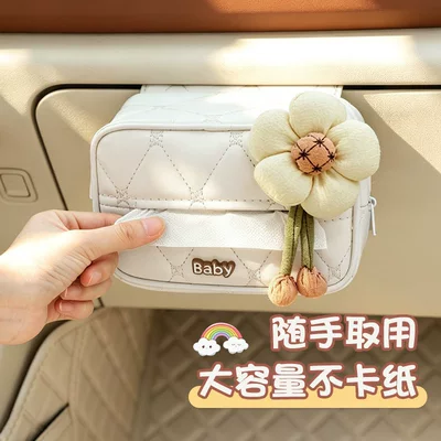 Car tissue box/set 3D hanging car tissue box