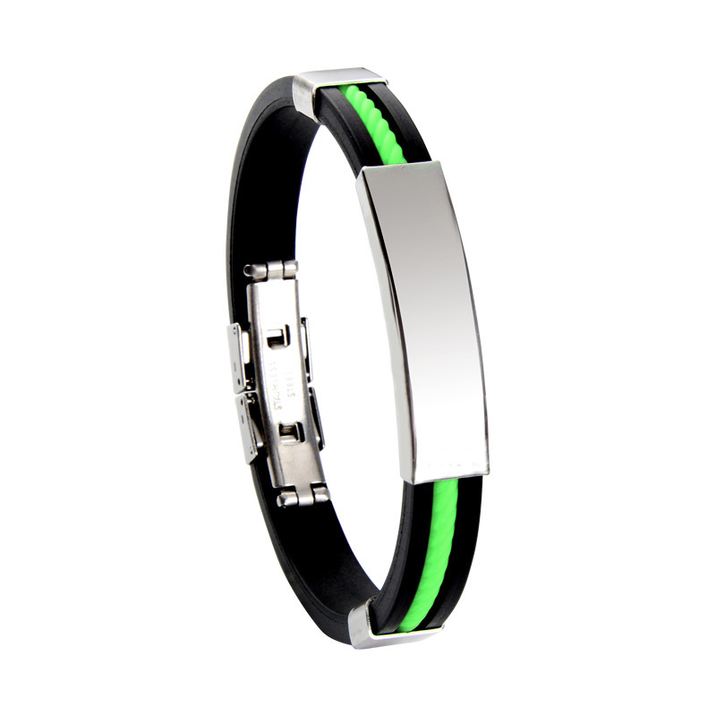 Yiwu joyería pequeña al por mayor botón de mariposa de verano pulido transfronterizo un hombre y una mujer joyería pequeño producto pulsera de acero inoxidable