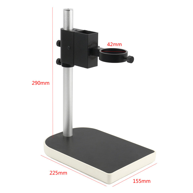 Digital Monocular Industrial Camera Mount with Lens Aperture 40mm/50mm Focusing Video Microscope Stand