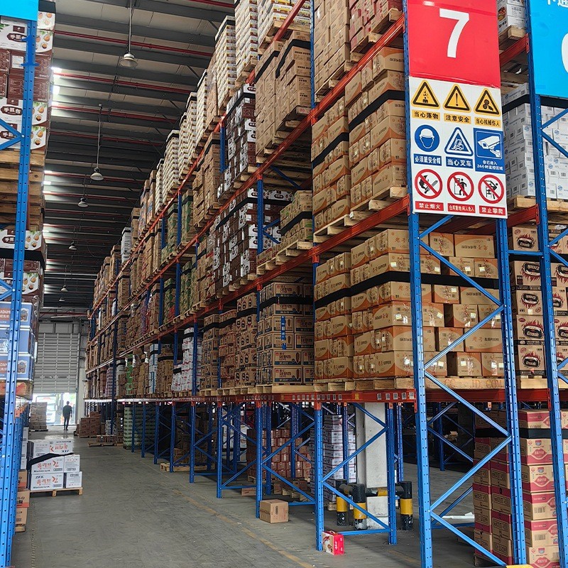 Estantería industrial horizontal reforzada acero capacidad alta