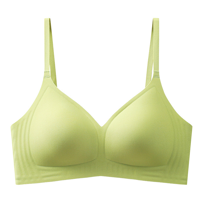 Ropa interior cofre pequeño gran empuje hacia arriba de las mujeres sexy inalámbrico suave soporte sin costuras mama contracción anti-flacidez sujetador ropa interior de las mujeres