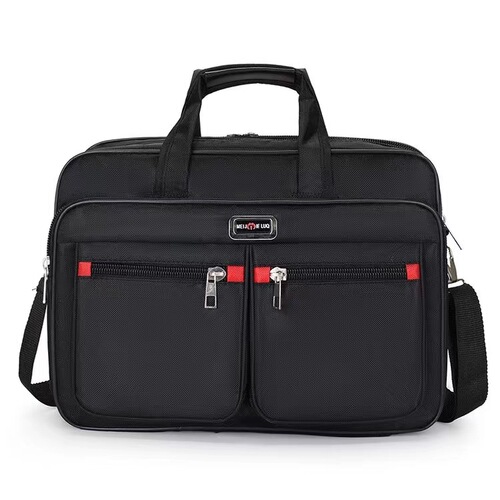 Factory Wholesale Men's Large Capacity Briefcase Laptop Bag Travel Bag Durable Business Bag