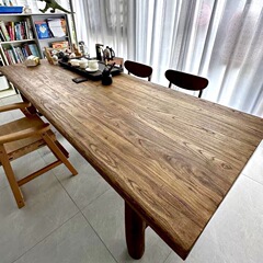 古材の木製茶卓、茶台、テーブル、バーテーブル、長テーブル、書斎、オフィスデスク、天然木、禅意、功夫茶台