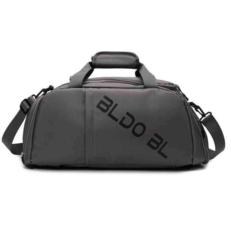 Bolsa de equipaje multifuncional para hombres y mujeres de comercio exterior, bolsa de viaje portátil de gran capacidad, separación seca y húmeda, bolsa de ejercicios de doble zapato