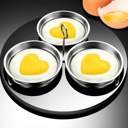 304 stainless steel egg steamer creative DIY poached egg love bento mold children's food supplement cute steamed egg mold