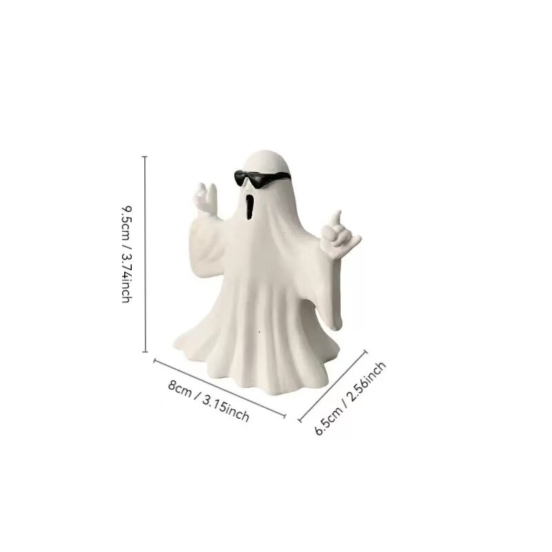 Amazonの新しいクロスボーダー中指かわいいゴーストハロウィン中指愛ゴーストオーナメント|undefined