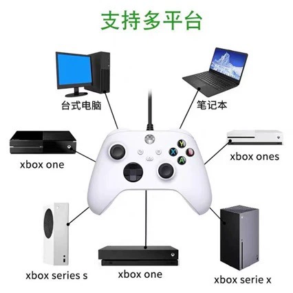 Xbox wired handle XboxSeries wired handle with headphone jack xboxone host computer PC handle