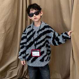 童装男童冬款毛衣韩版上衣2025秋冬季新款儿童羊毛衫保暖针织衫潮