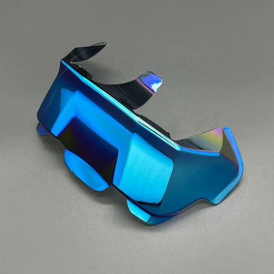 Decorative Helmet Accessories, Dəbilqə (Kaska) aksesuarları - rx7x-rear-wing-ice-blue