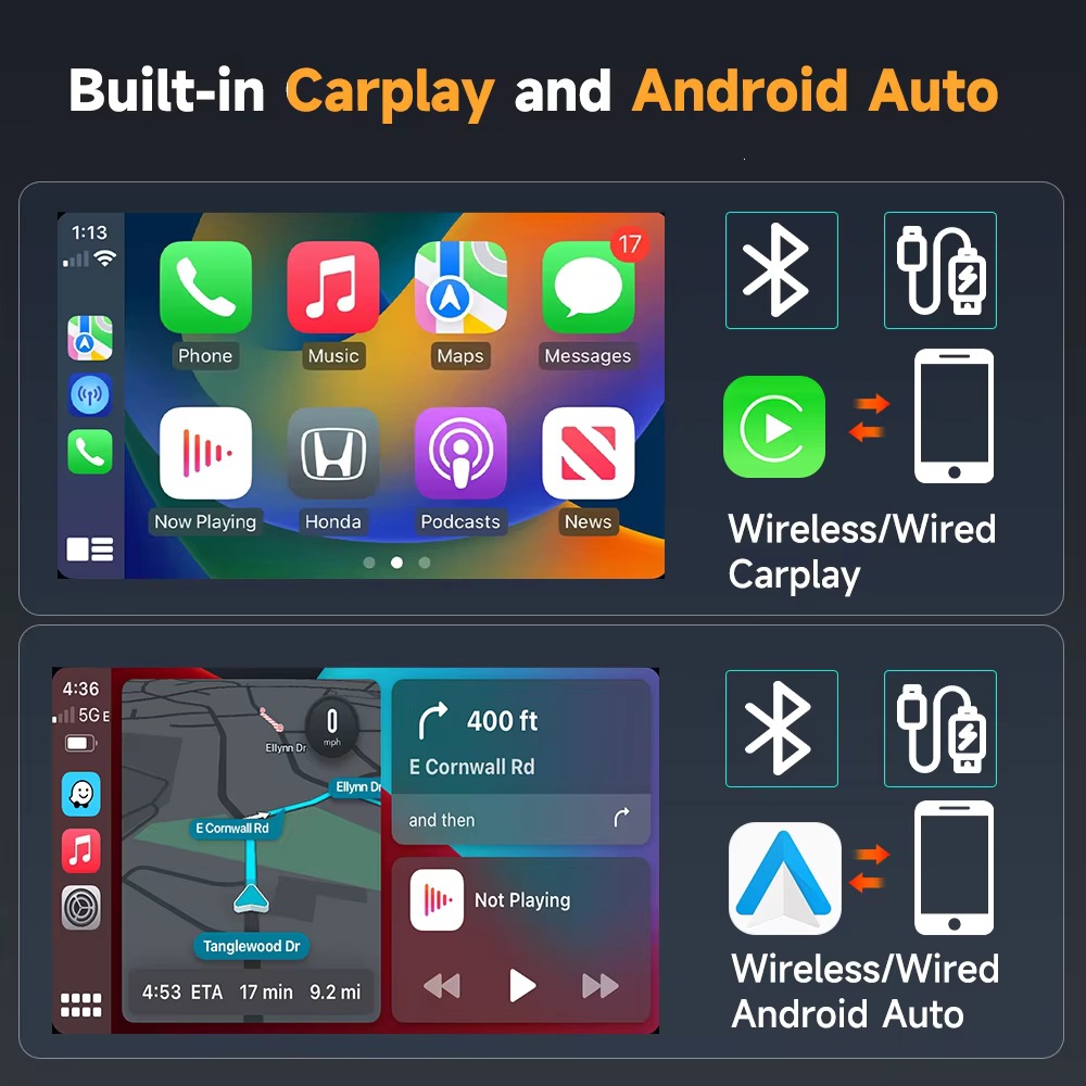 10.26inch Car Android Gps Navigation High-Definition Reverse Camera Smart Bluetooth All-In-One Car Dvr