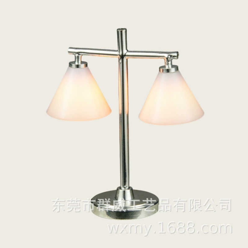 Dollhouse миниатюрная игра сцена модель diy кукольный домик аксессуары мини настольная лампа 12v led