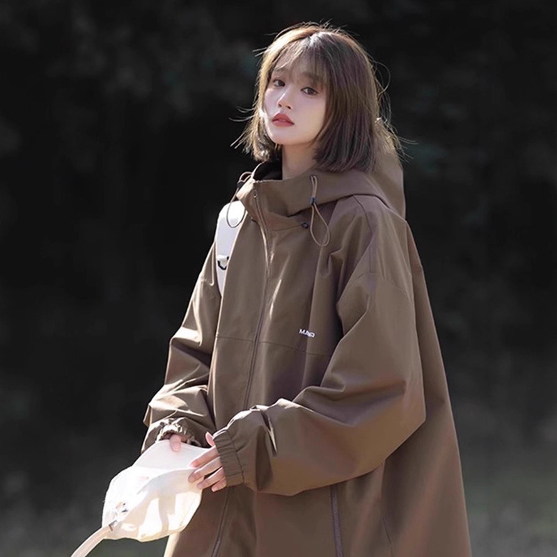 Mountain Style Spring and Autum Outdoor Mountaineering Assault Camping Style Clothes Men's Functional Hooded Jacket Couple Jacket