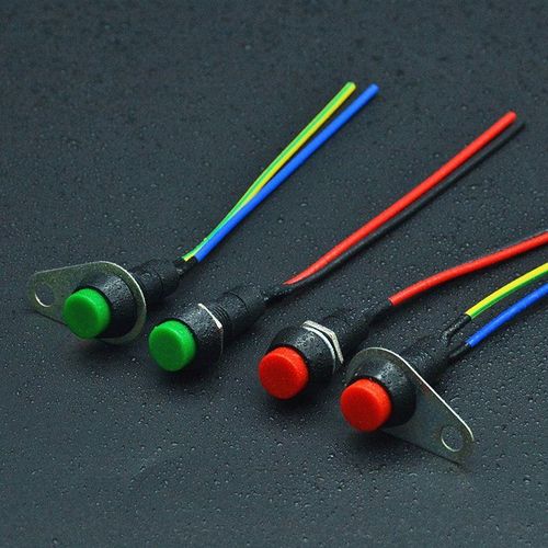 Motorcycle modification accessories, electric vehicle horn, headlight switch assembly, button, locked, non-locked, small button switch