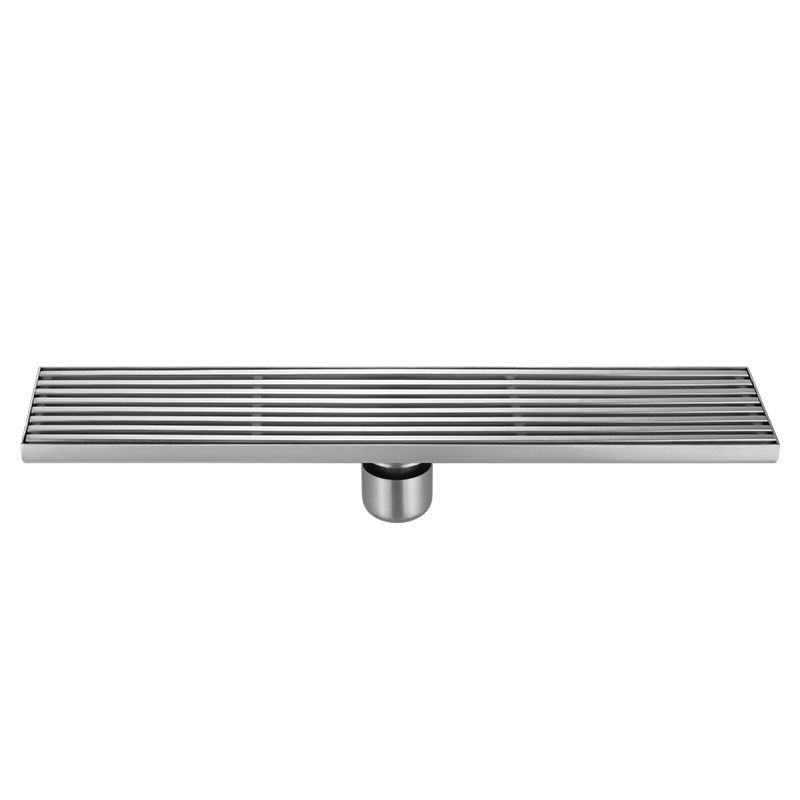 304加厚不锈钢长地漏 DN110深水封防臭地漏 酒店工程长方形地漏