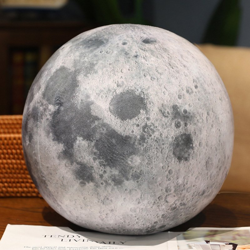 Nuevo sistema solar creativo ciencia popular planeta luna almohada tierra luna martian simulación de juguetes de peluche planeta