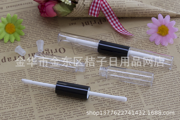 双头5ML 圆柱唇彩管分装管睫毛瓶唇釉眼影分装管 lip gloss