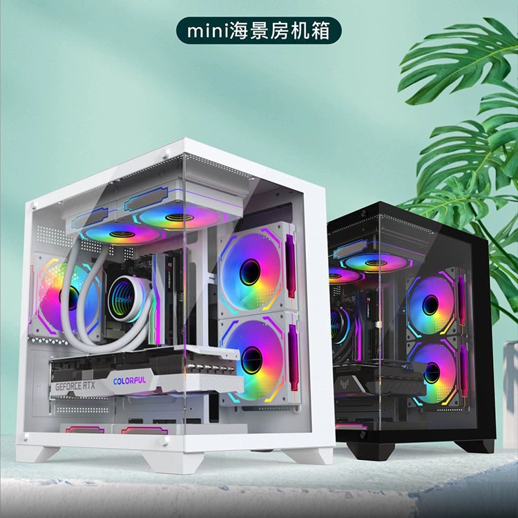Граница Xingxing MINI Sea-view Room Panorama Side Trunk Glass 240 водяное охлаждение настольный корпус
