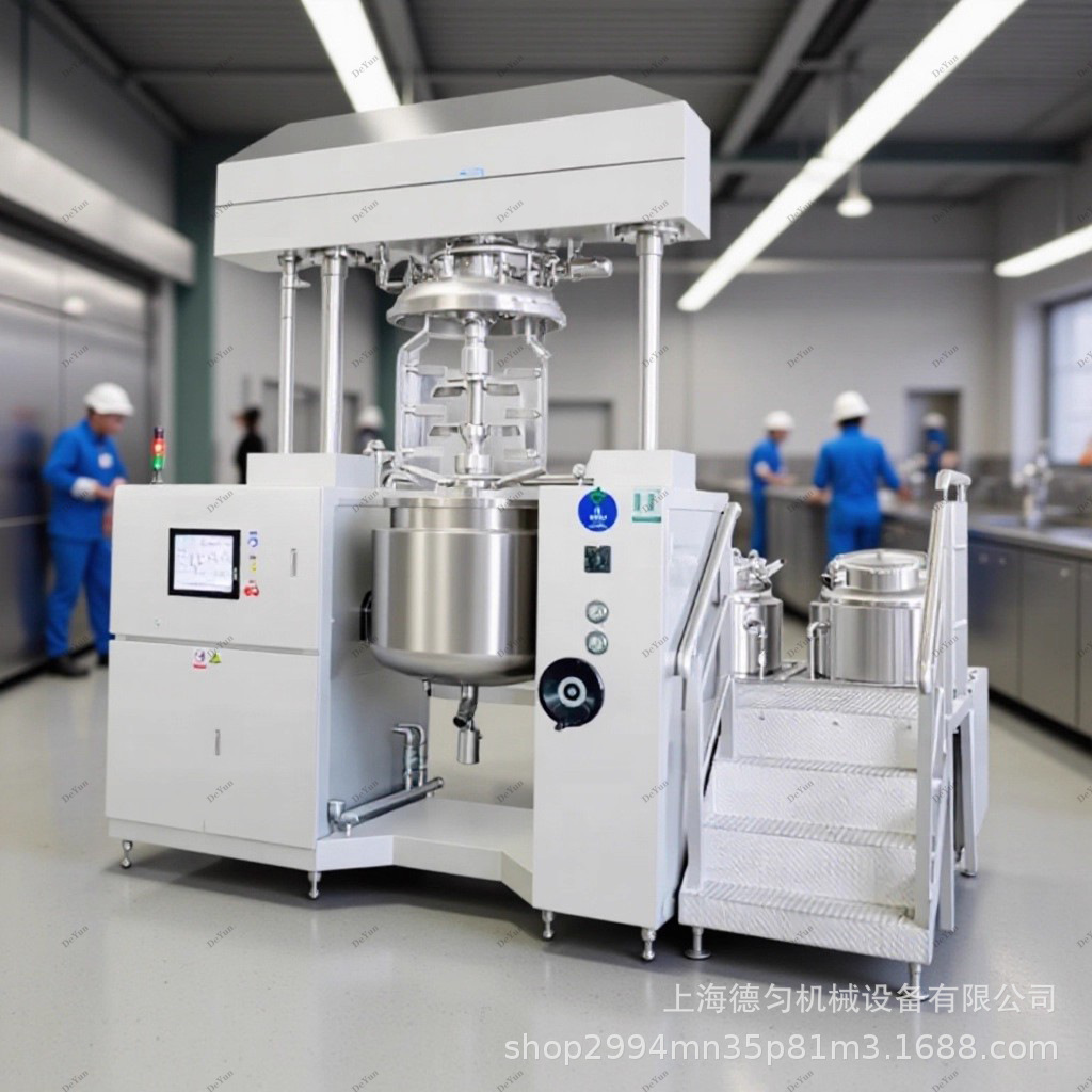 2025新款真空均质机械乳化机乳膏化妆品膏霜酱料搅拌混合加工