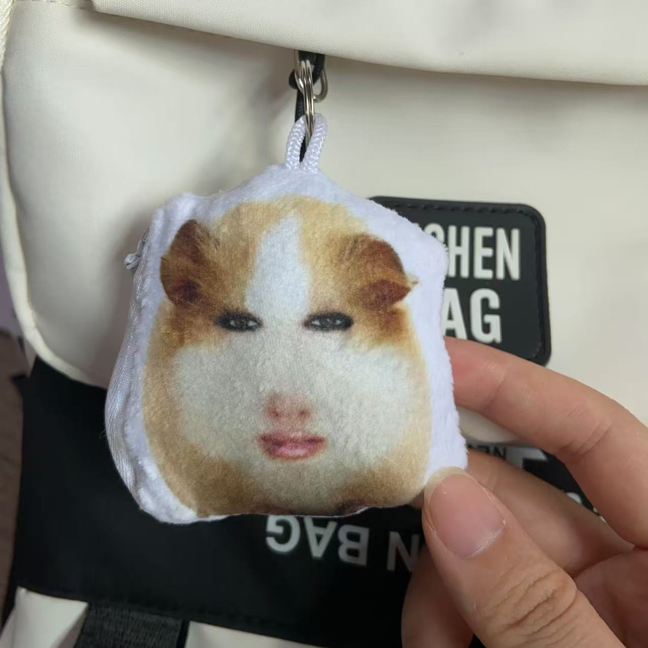 猪妞仙女下凡荷兰猪按压发声玩偶语音挂件可换电池毛绒包公仔饰品-阿里巴巴
