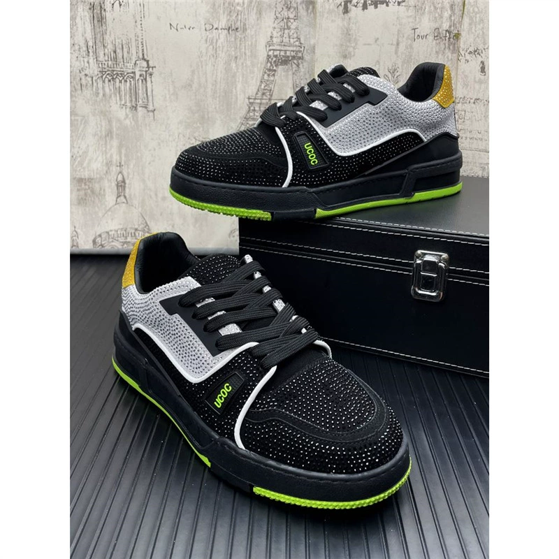 Новая европейская мужская обувь весенняя и осенняя обувь высокого уровня