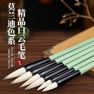 Baiyun Brush Set Baiyun Beginners' Introductory Calligraphy Practice Pen Large, Medium and Small Regular Script and Hair Chinese Painting Meticulous Painting