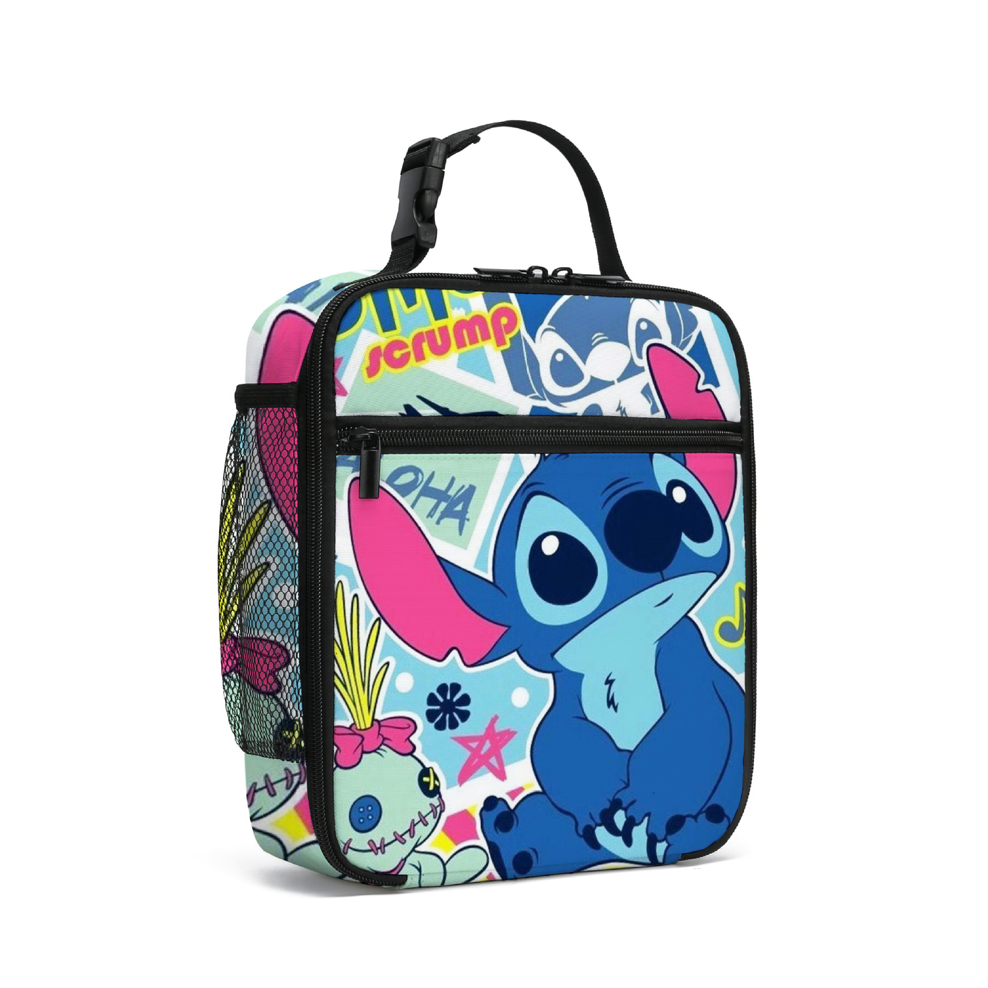 Bolsa de almuerzo para estudiantes de primaria y secundaria, bolsa de hielo de anime para niños, bolsa de almuerzo